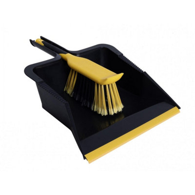  - Bulldozer Heavy-Duty Dustpan And Brush Set Multi Colour (One Size)