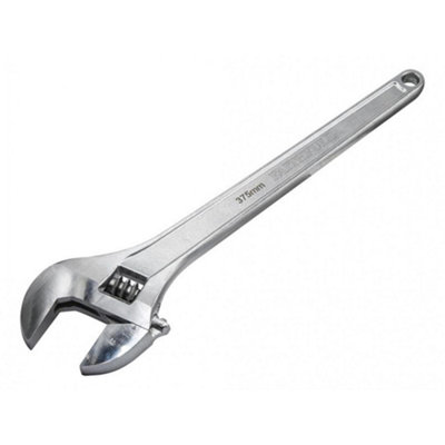 Faithfull Chrome Adjustable Spanner Multi Colour (375mm (15In)) from B&Q