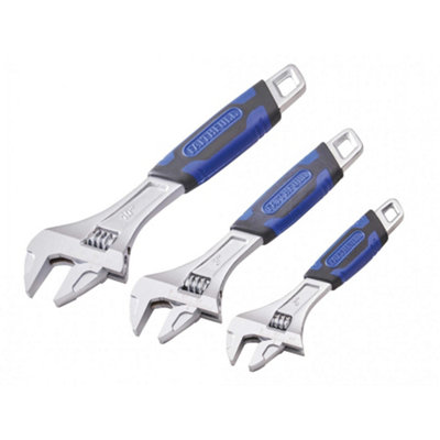 Faithfull Adjustable Spanner Set3 Piece Multi Colour (One Size) from B&Q