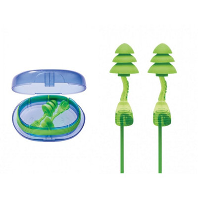 Rackhams Corded Reusable Twisters Trio Earplugs Snr 33 Db - Multi Colour - One Size - Multi Colour - Image 4