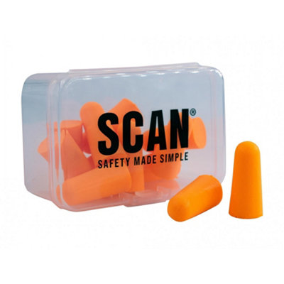 Scan Unisex Multicolor Tapered Foam Earplugs (6 Pairs) - Image 4