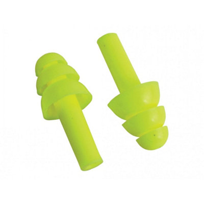 Scan Silicone Earplugs (3 Pairs) Multi Colour (One Size) from B&Q