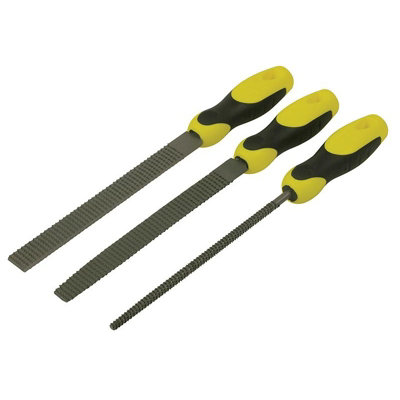 Stanley Hand Tools Handled Rasp Set3 Piece Multi Colour (One Size) from B&Q