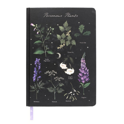 B&Q Black Something Different Poisonous Plants A5 Notebook (21Cm X 14.6Cm)