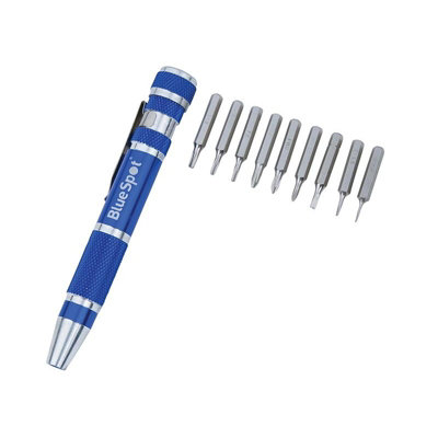 Bluespot Tools 9-In-1 Screwdriver Bit Set - Multi Colour - Image 3