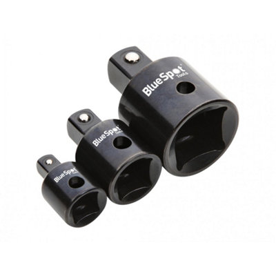 Bluespot Tools Impact Adaptor Set3 Piece Multi Colour (One Size) from B&Q