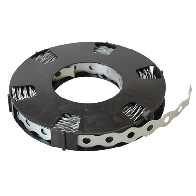 Forgefix Contractor's Galvanised Fixing Band Galvanised (17mm X 0.7 X 10M) from B&Q