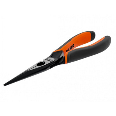 B&Q -  2430G Series Ergo Long Nose Pliers Multi Colour (160mm)