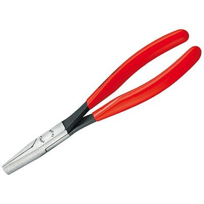 Knipex Embly / Flat Nose Pliers Pvc Grip 200mm (8In) Multi Colour (One Size) from B&Q