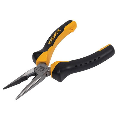 Roughneck Long Nose Pliers Multi Colour (160mm) from B&Q