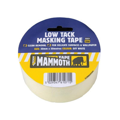 Everbuild Sika Low Tack Masking Tape Multi Colour (25mm X 25M) from B&Q