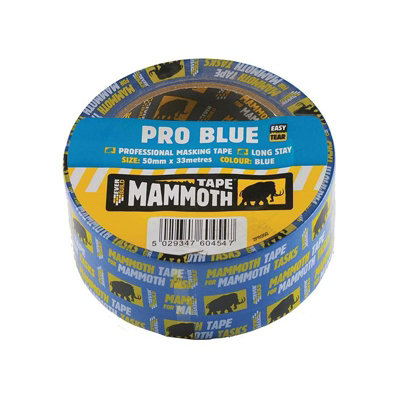 Everbuild Sika Pro Blue Masking Tape Multi Colour (25mm X 33M)