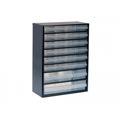 Raaco 928-123 Metal Cabinet 28 Drawer Multi Colour (One Size) from B&Q