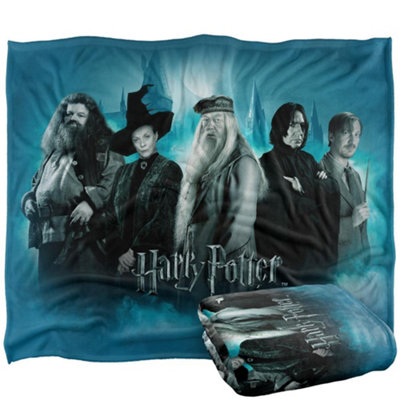 Harry Potter Group Shot Blanket Multicoloured (One Size) from B&Q