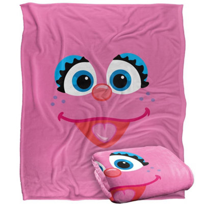 Sesame Street Face Abby Blanket Multicoloured (One Size) from B&Q