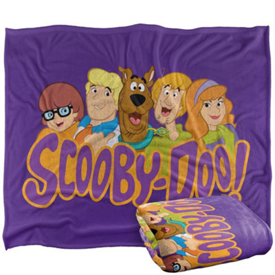 Scooby Doo Group Shot Blanket Multicoloured (One Size) from B&Q