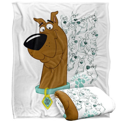 Scooby Doo Since 1969 Blanket Multicoloured (One Size) from B&Q