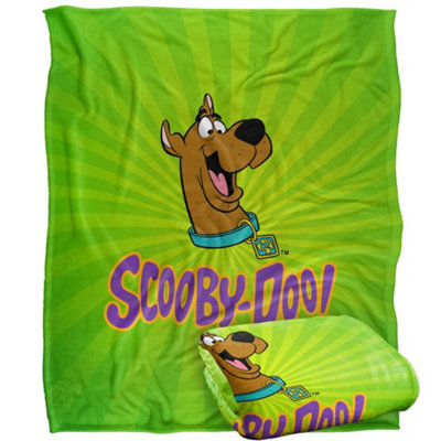 Scooby Doo Head Blanket Multicoloured (One Size) from B&Q