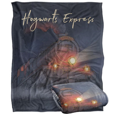Harry Potter Hogwarts Express Blanket Multicoloured (One Size) from B&Q
