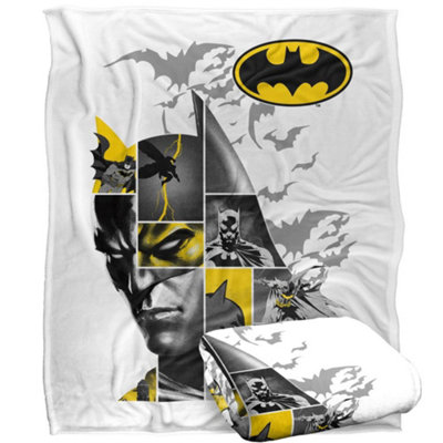 DC comics Batman Comic Strip Blanket Multicoloured (One Size) from B&Q