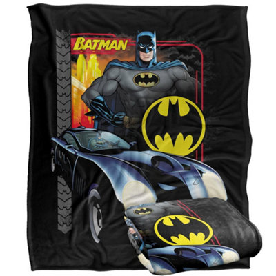 B&Q -  Batman Batmobile Blanket Multicoloured (One Size)