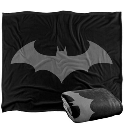 DC comics Batman Logo Blanket Multicoloured (One Size) from B&Q