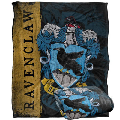 Harry Potter Ravenclaw Crest Blanket Multicoloured (One Size) from B&Q