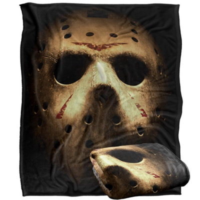 Friday The 13Th Mask Blanket Multicoloured (One Size) from B&Q