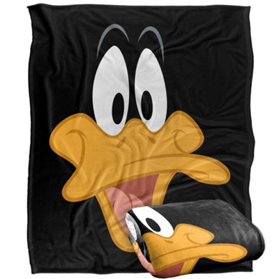 Looney Tunes Daffy Blanket Multicoloured (One Size) from B&Q