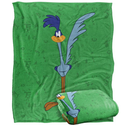 Looney Tunes Character Collage Roadrunner Blanket Multicoloured (One Size) from B&Q