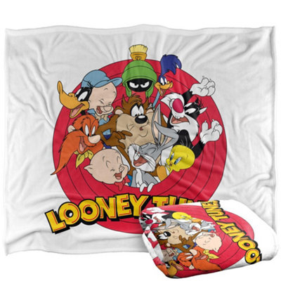 Looney Tunes Group Shot Blanket Multicoloured (One Size) from B&Q