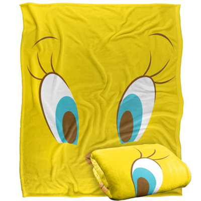 Looney Tunes Tweety Blanket Multicoloured (One Size) from B&Q