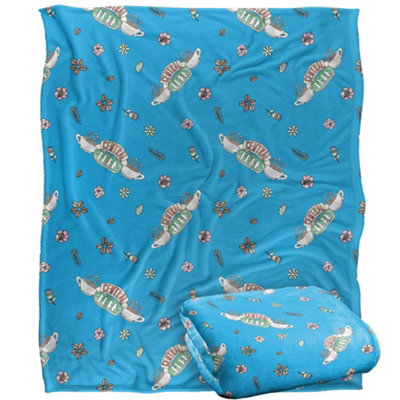 Friends Central Perk All-Over Print Blanket Multicoloured (One Size) from B&Q