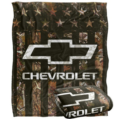  - Chevrolet Camo Logo Blanket Multicoloured (One Size)