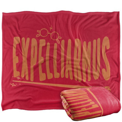 B&Q -  Expelliarmus Wand Blanket Multicoloured (One Size)