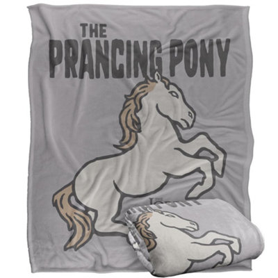 Lord Of The Rings Prancing Pony Blanket Multicoloured (One Size) from B&Q