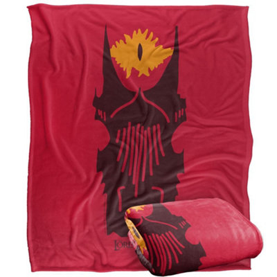 Lord Of The Rings Eye Of Sauron Doodle Blanket Multicoloured (One Size) from B&Q