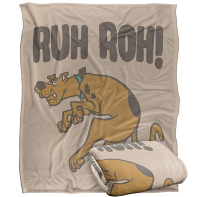 Scooby Doo Ruh Roh Blanket Multicoloured (One Size) from B&Q