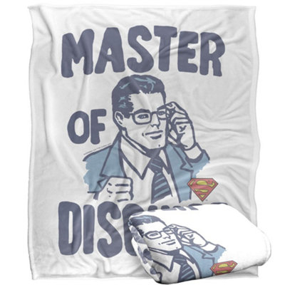 B&Q -  Superman Master Of Disguise Blanket Multicoloured (One Size)