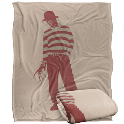 Nightmare On Elm Street Pose Freddy Krueger Blanket Multicoloured (One Size) from B&Q