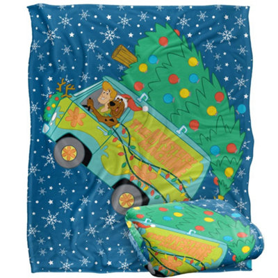 Scooby Doo Christmas Tree Blanket Multicoloured (One Size) from B&Q