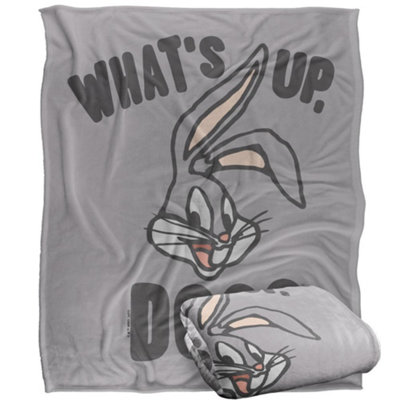 Looney Tunes Whats Up Doc Doodle Blanket Multicoloured (One Size) from B&Q