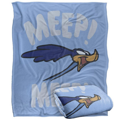 Looney Tunes Meep Meep Doodle Blanket Multicoloured (One Size) from B&Q