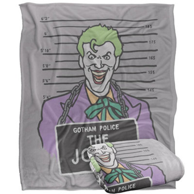 DC comics Batman Line Up The Joker Blanket Multicoloured (One Size) from B&Q