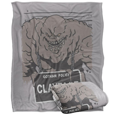 DC comics Batman Line Up Clayface Blanket Multicoloured (One Size) from B&Q