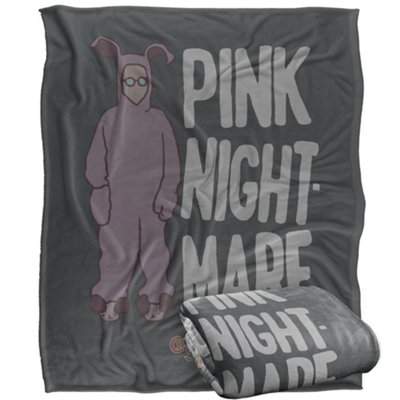 A Christmas Story Pink Nightmare Blanket Multicoloured (One Size) from B&Q
