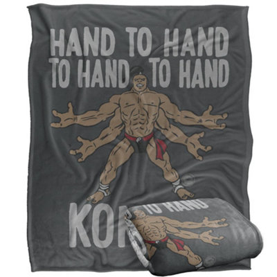 Mortal Kombat Hand To Hand Goro Blanket Multicoloured (One Size) from B&Q