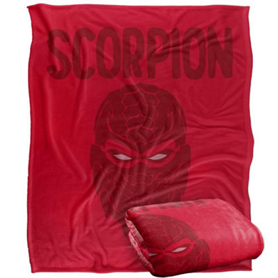 Mortal Kombat Head Scorpion Blanket Multicoloured (One Size) from B&Q