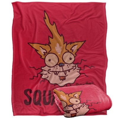  - Rick And Morty Squanchy Blanket Multicoloured (One Size)