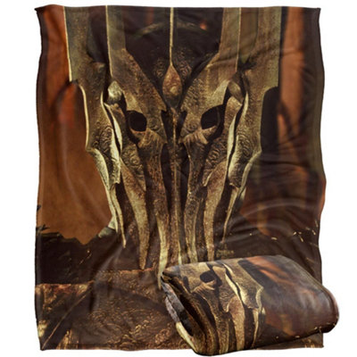 Lord Of The Rings Photograph Sauron Blanket Multicoloured (One Size) from B&Q